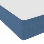Casa si Gradina - Mobilier - Paturi si accesorii - Paturi - Cadru de pat Altele albastru 140 x 190 cm Tesatura de catifea - Infinity.ro