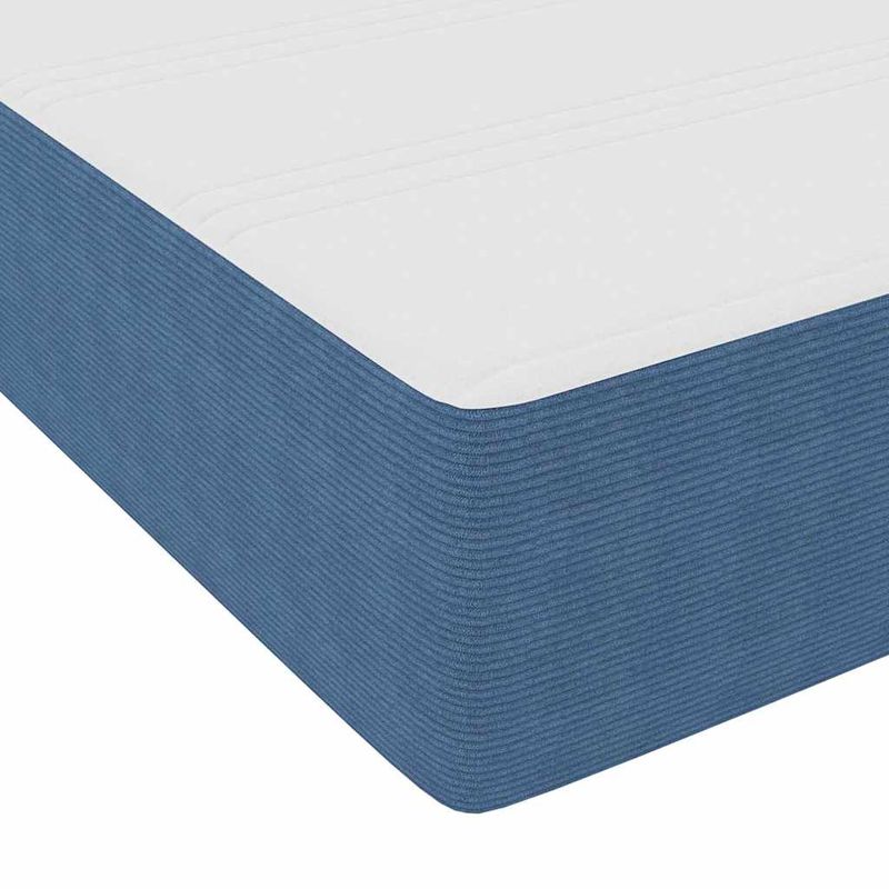 Casa si Gradina - Mobilier - Paturi si accesorii - Paturi - Cadru de pat Altele albastru 140 x 190 cm Tesatura de catifea - Infinity.ro