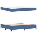 Casa si Gradina - Mobilier - Paturi si accesorii - Paturi - Cadru de pat Altele albastru 100 x 200 cm Tesatura de catifea - Infinity.ro