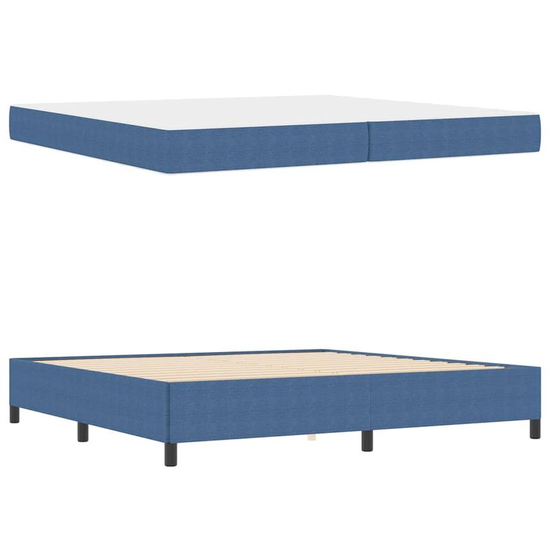 Casa si Gradina - Mobilier - Paturi si accesorii - Paturi - Cadru de pat Altele albastru 100 x 200 cm Tesatura de catifea - Infinity.ro