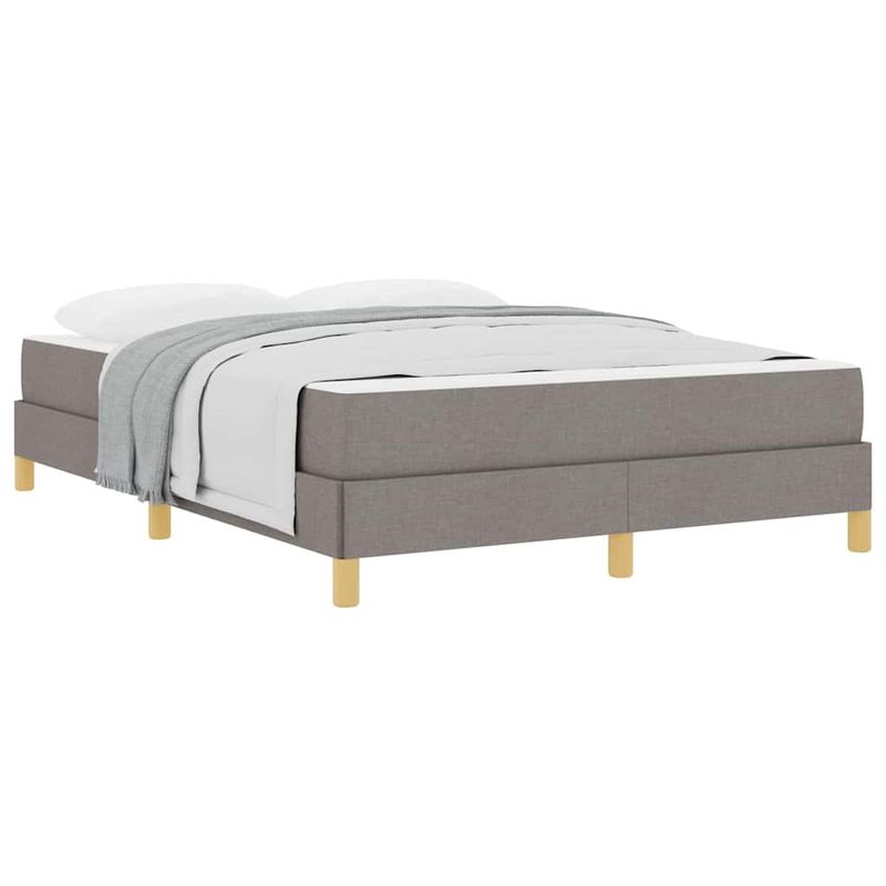 Casa si Gradina - Mobilier - Paturi si accesorii - Paturi - Pat cu arcuri Taupe, Maro 160 x 200 cm - Infinity.ro