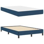 Casa si Gradina - Mobilier - Paturi si accesorii - Paturi - Pat cu arcuri Altele albastru 120 x 200 cm tesatura - Infinity.ro