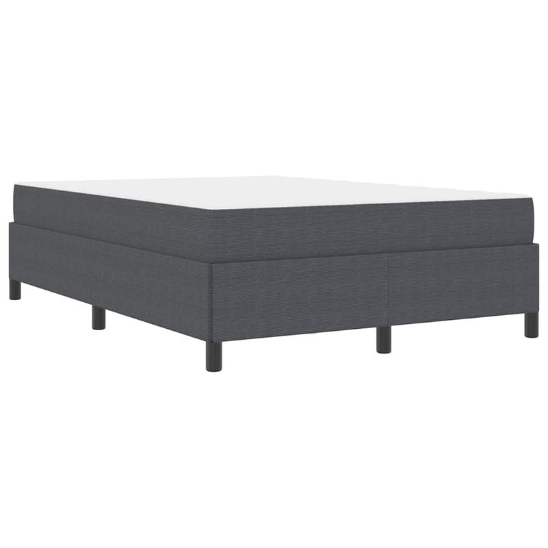 Casa si Gradina - Mobilier - Paturi si accesorii - Paturi - Cadru de pat Altele Gri inchis 140 x 200 cm Tesatura de catifea - Infinity.ro