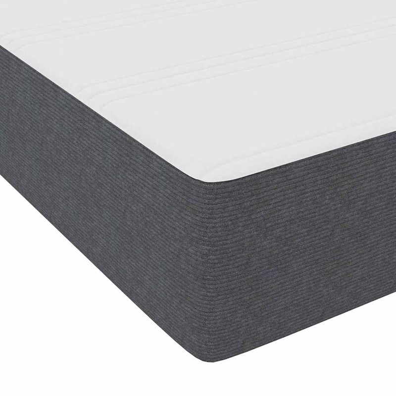 Casa si Gradina - Mobilier - Paturi si accesorii - Paturi - Cadru de pat Altele Gri inchis 140 x 200 cm Tesatura de catifea - Infinity.ro