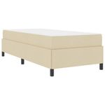 Casa si Gradina - Mobilier - Paturi si accesorii - Paturi - Pat cu arcuri Crema, Negru 90 x 200 cm - Infinity.ro