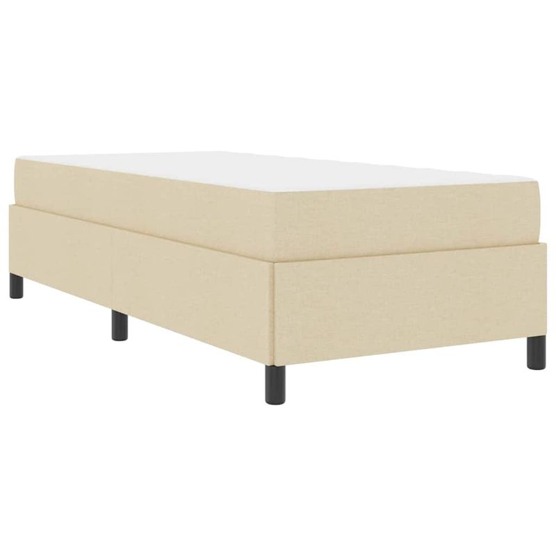 Casa si Gradina - Mobilier - Paturi si accesorii - Paturi - Pat cu arcuri Crema, Negru 90 x 200 cm - Infinity.ro
