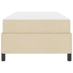 Casa si Gradina - Mobilier - Paturi si accesorii - Paturi - Pat cu arcuri Crema, Negru 90 x 200 cm - Infinity.ro