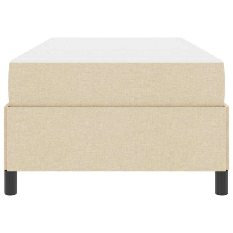 Casa si Gradina - Mobilier - Paturi si accesorii - Paturi - Pat cu arcuri Crema, Negru 90 x 200 cm - Infinity.ro