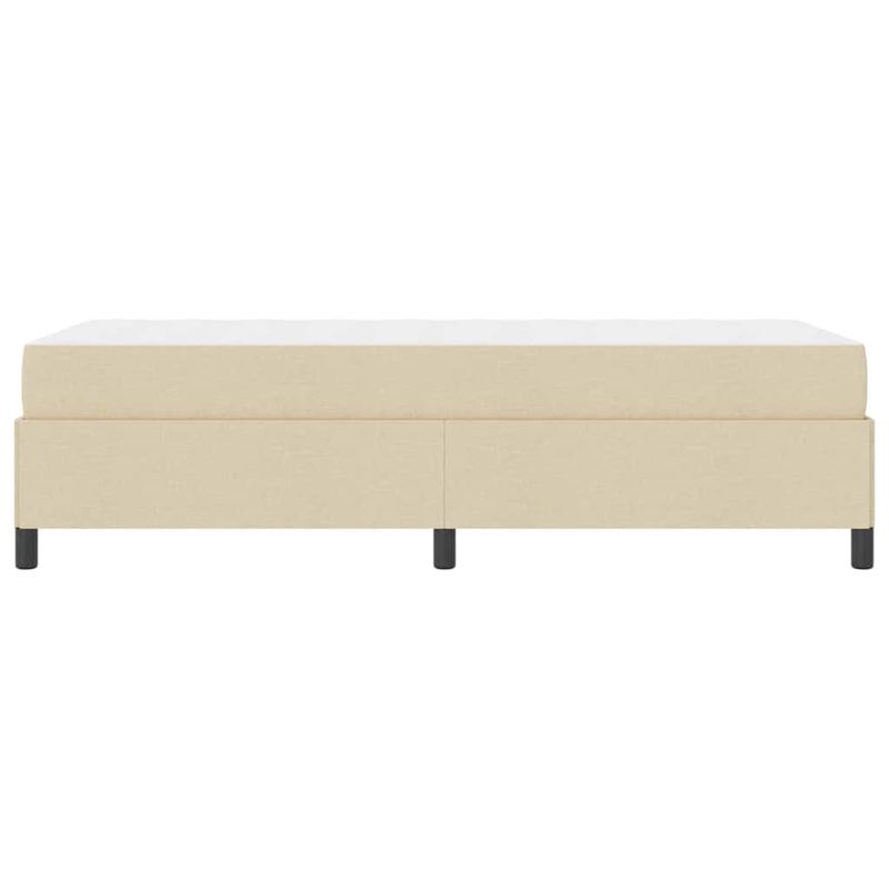 Casa si Gradina - Mobilier - Paturi si accesorii - Paturi - Pat cu arcuri Crema, Negru 90 x 200 cm - Infinity.ro