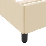 Casa si Gradina - Mobilier - Paturi si accesorii - Paturi - Pat cu arcuri Crema, Negru 90 x 200 cm - Infinity.ro