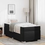 Casa si Gradina - Mobilier - Paturi si accesorii - Paturi - Cadru de pat Altele Negru 90 x 190 cm Piele artificiala - Infinity.ro
