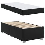 Casa si Gradina - Mobilier - Paturi si accesorii - Paturi - Cadru de pat Altele Negru 90 x 190 cm Piele artificiala - Infinity.ro