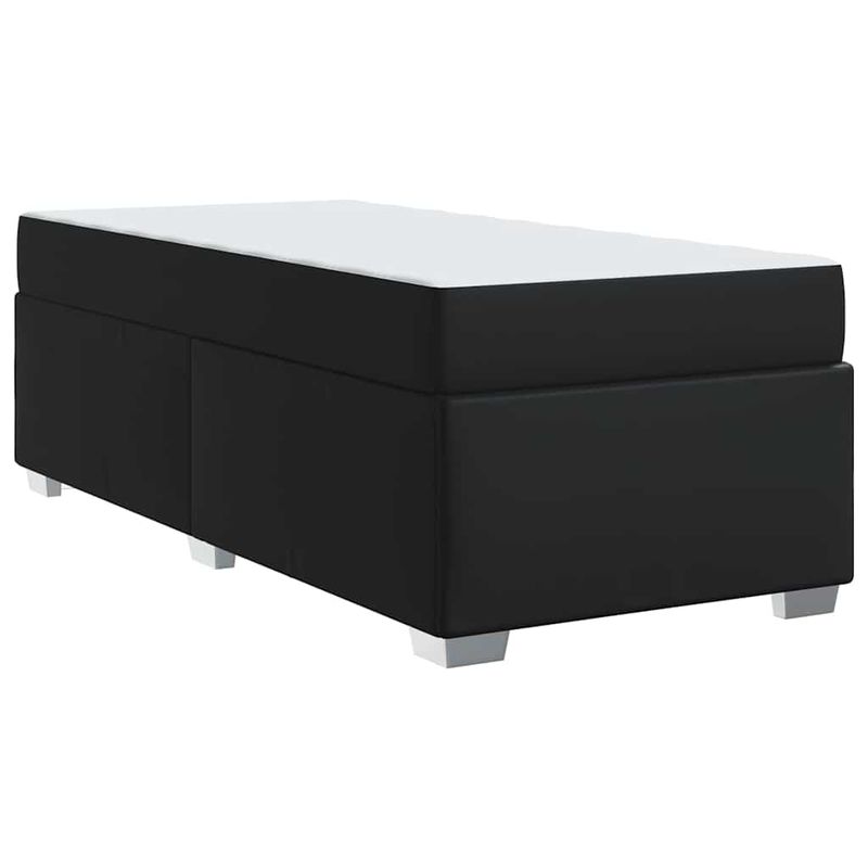 Casa si Gradina - Mobilier - Paturi si accesorii - Paturi - Cadru de pat Altele Negru 90 x 190 cm Piele artificiala - Infinity.ro