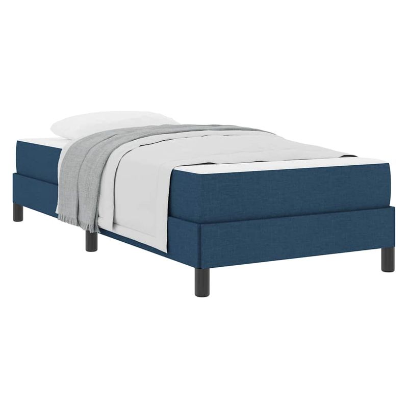 Casa si Gradina - Mobilier - Paturi si accesorii - Paturi - Pat cu arcuri Altele albastru 90 x 200 cm tesatura - Infinity.ro