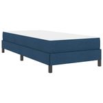 Casa si Gradina - Mobilier - Paturi si accesorii - Paturi - Pat cu arcuri Altele albastru 90 x 200 cm tesatura - Infinity.ro
