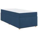 Casa si Gradina - Mobilier - Paturi si accesorii - Paturi - Cadru de pat Altele albastru 90 x 190 cm tesatura - Infinity.ro