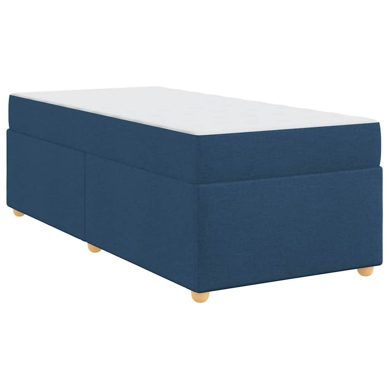 Casa si Gradina - Mobilier - Paturi si accesorii - Paturi - Cadru de pat Altele albastru 90 x 190 cm tesatura - Infinity.ro