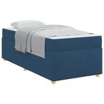 Casa si Gradina - Mobilier - Paturi si accesorii - Paturi - Cadru de pat Altele albastru 90 x 190 cm tesatura - Infinity.ro