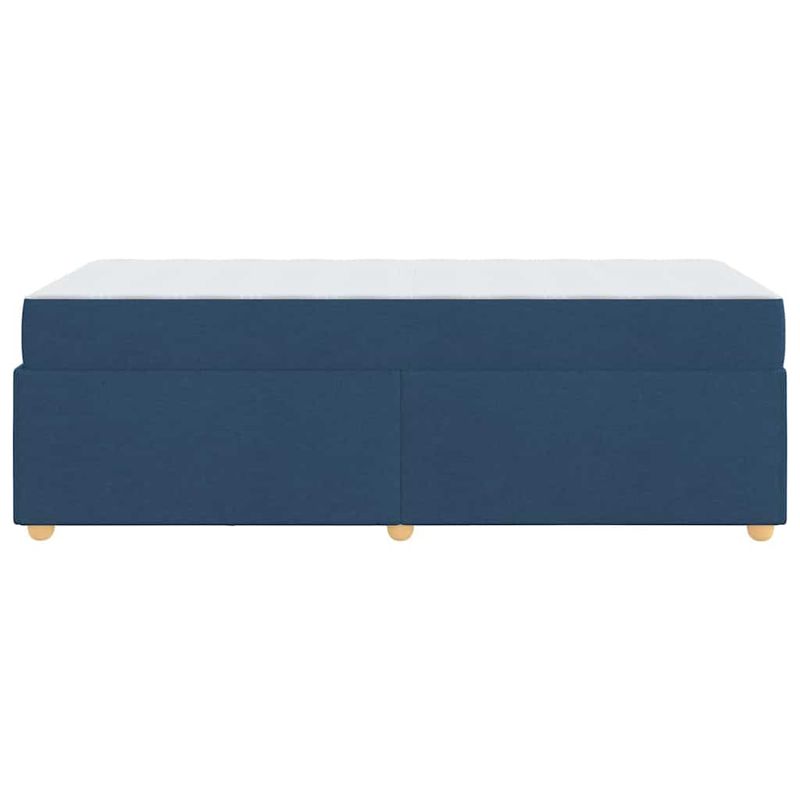 Casa si Gradina - Mobilier - Paturi si accesorii - Paturi - Cadru de pat Altele albastru 90 x 190 cm tesatura - Infinity.ro