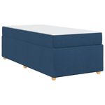 Casa si Gradina - Mobilier - Paturi si accesorii - Paturi - Cadru de pat Altele albastru 90 x 190 cm tesatura - Infinity.ro