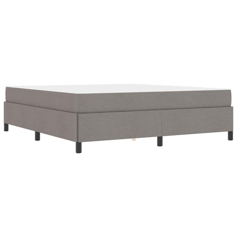 Casa si Gradina - Mobilier - Paturi si accesorii - Paturi - Pat cu arcuri Taupe, Negru 180 x 200 cm - Infinity.ro