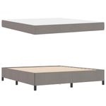Casa si Gradina - Mobilier - Paturi si accesorii - Paturi - Pat cu arcuri Taupe, Negru 180 x 200 cm - Infinity.ro