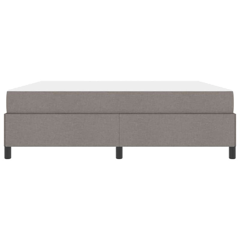 Casa si Gradina - Mobilier - Paturi si accesorii - Paturi - Pat cu arcuri Taupe, Negru 180 x 200 cm - Infinity.ro