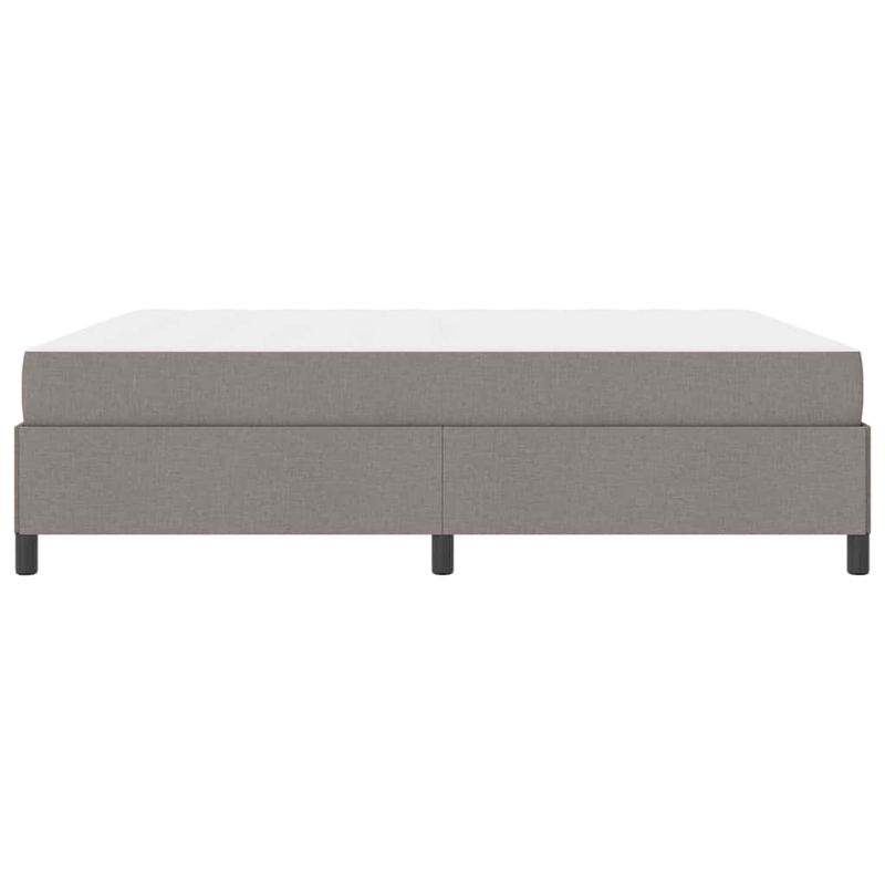 Casa si Gradina - Mobilier - Paturi si accesorii - Paturi - Pat cu arcuri Taupe, Negru 180 x 200 cm - Infinity.ro