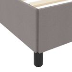 Casa si Gradina - Mobilier - Paturi si accesorii - Paturi - Pat cu arcuri Taupe, Negru 180 x 200 cm - Infinity.ro