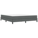 Casa si Gradina - Mobilier - Paturi si accesorii - Paturi - Pat cu arcuri Altele Gri inchis 180 x 200 cm tesatura - Infinity.ro
