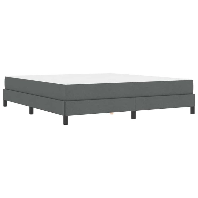 Casa si Gradina - Mobilier - Paturi si accesorii - Paturi - Pat cu arcuri Altele Gri inchis 180 x 200 cm tesatura - Infinity.ro