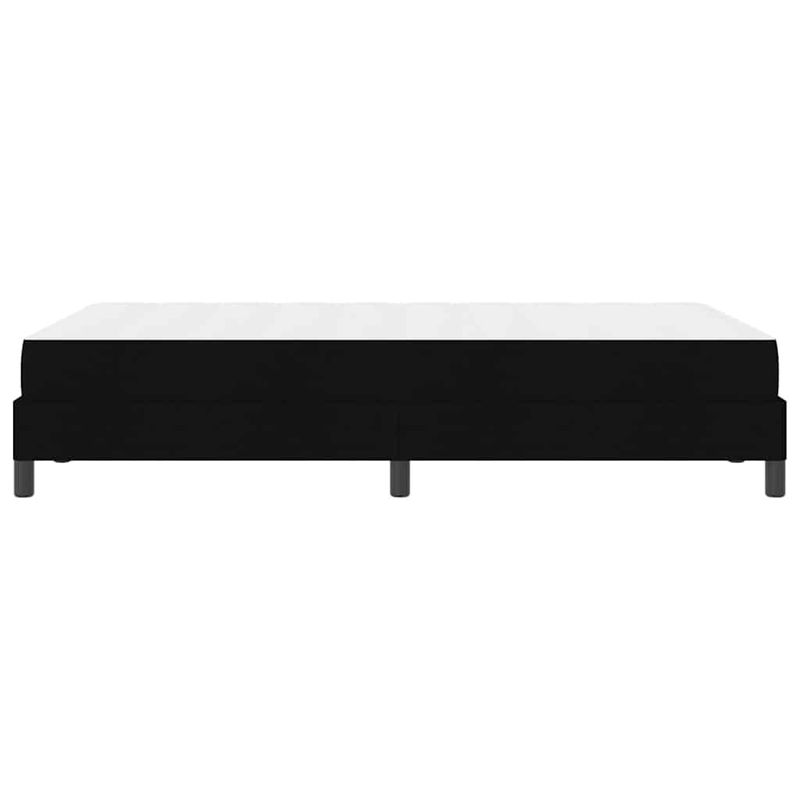 Casa si Gradina - Mobilier - Paturi si accesorii - Paturi - Pat cu arcuri Altele Negru 120 x 190 cm tesatura - Infinity.ro