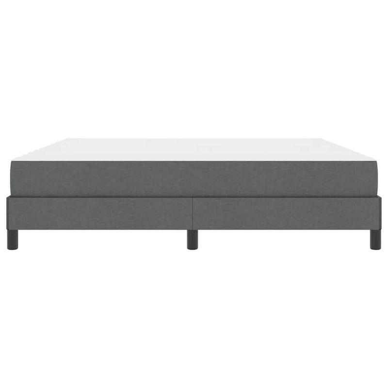 Casa si Gradina - Mobilier - Paturi si accesorii - Paturi - Pat cu arcuri Altele Gri inchis 180 x 200 cm tesatura - Infinity.ro