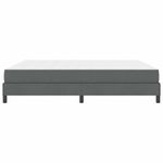 Casa si Gradina - Mobilier - Paturi si accesorii - Paturi - Pat cu arcuri Altele Gri inchis 180 x 200 cm tesatura - Infinity.ro