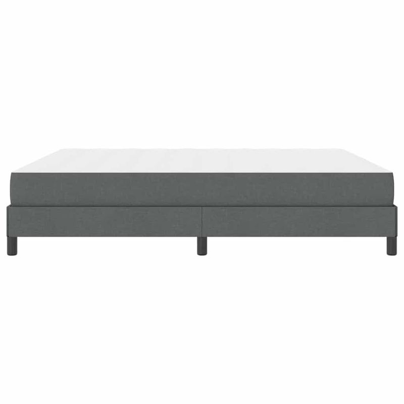 Casa si Gradina - Mobilier - Paturi si accesorii - Paturi - Pat cu arcuri Altele Gri inchis 180 x 200 cm tesatura - Infinity.ro