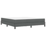 Casa si Gradina - Mobilier - Paturi si accesorii - Paturi - Pat cu arcuri Altele Gri inchis 180 x 200 cm tesatura - Infinity.ro