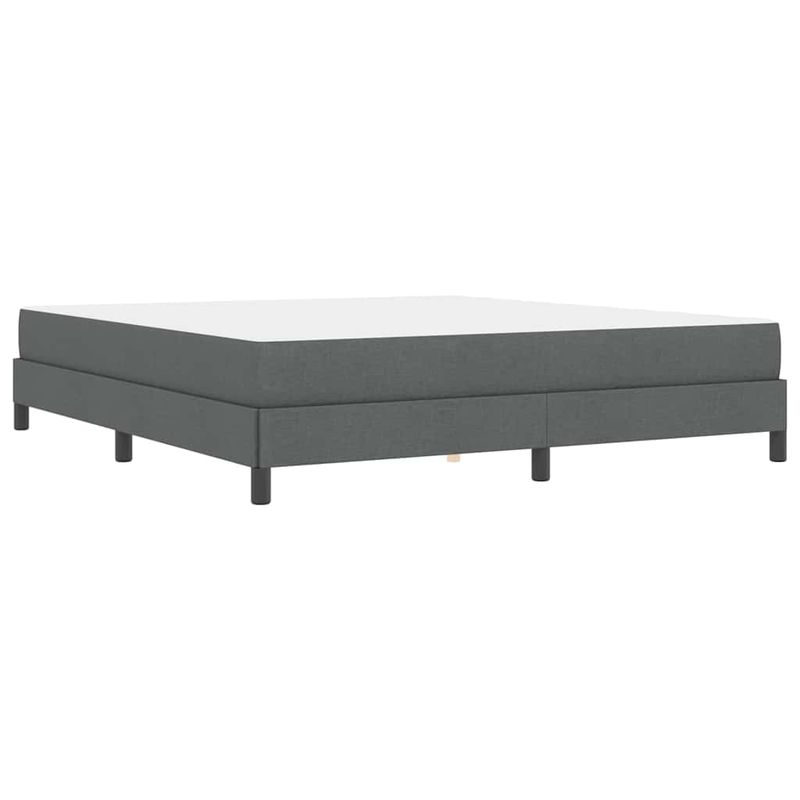 Casa si Gradina - Mobilier - Paturi si accesorii - Paturi - Pat cu arcuri Altele Gri inchis 180 x 200 cm tesatura - Infinity.ro