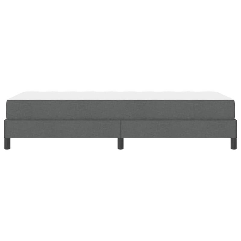 Casa si Gradina - Mobilier - Paturi si accesorii - Paturi - Pat cu arcuri Altele Gri inchis 90 x 200 cm tesatura - Infinity.ro