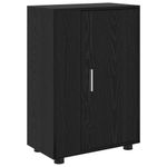 Casa si Gradina - Mobilier - Seturi de mobilier - Seturi living - Set de 4 piese pentru cabinet TV cu raft Pe perete 4 pcs Stejar negru - Infinity.ro