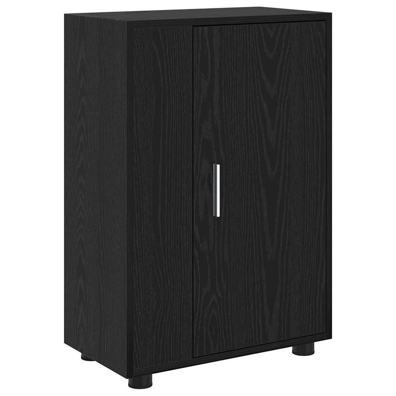 Casa si Gradina - Mobilier - Seturi de mobilier - Seturi living - Set de 4 piese pentru cabinet TV cu raft Pe perete 4 pcs Stejar negru - Infinity.ro
