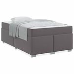 Casa si Gradina - Mobilier - Paturi si accesorii - Paturi - Cadru de pat Altele Gri 120 x 200 cm Piele artificiala - Infinity.ro