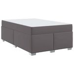 Casa si Gradina - Mobilier - Paturi si accesorii - Paturi - Cadru de pat Altele Gri 120 x 200 cm Piele artificiala - Infinity.ro