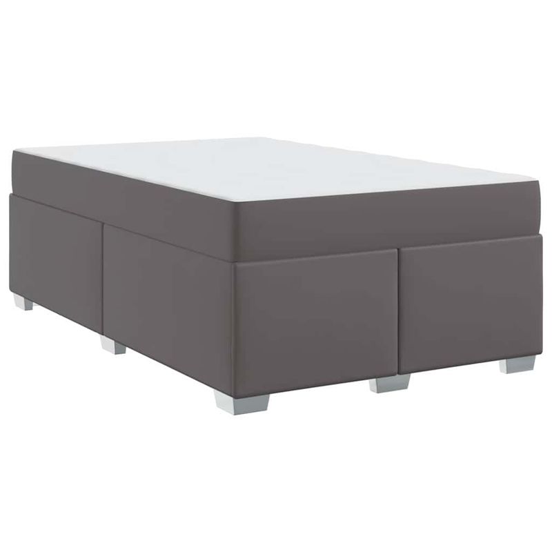 Casa si Gradina - Mobilier - Paturi si accesorii - Paturi - Cadru de pat Altele Gri 120 x 200 cm Piele artificiala - Infinity.ro