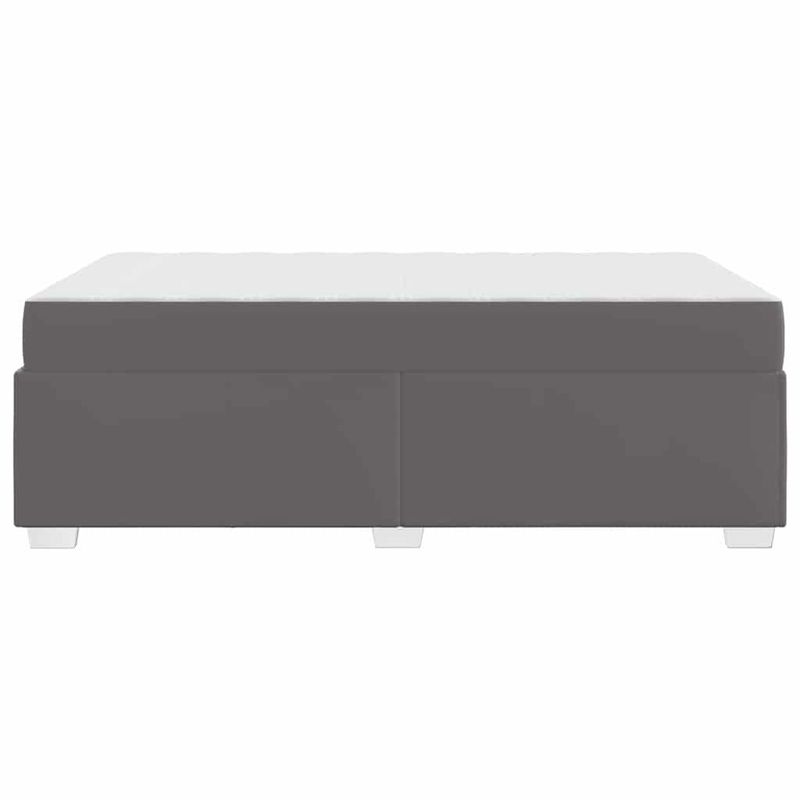 Casa si Gradina - Mobilier - Paturi si accesorii - Paturi - Cadru de pat Altele Gri 120 x 200 cm Piele artificiala - Infinity.ro