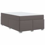 Casa si Gradina - Mobilier - Paturi si accesorii - Paturi - Cadru de pat Altele Gri 120 x 200 cm Piele artificiala - Infinity.ro