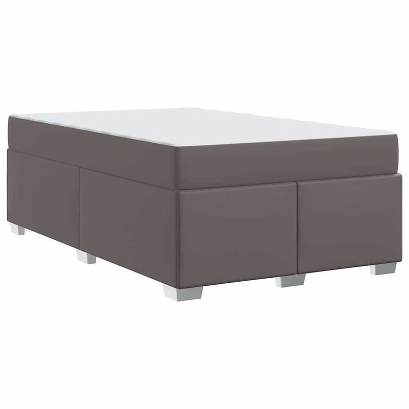 Casa si Gradina - Mobilier - Paturi si accesorii - Paturi - Cadru de pat Altele Gri 120 x 200 cm Piele artificiala - Infinity.ro