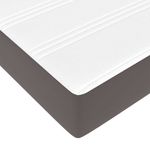 Casa si Gradina - Mobilier - Paturi si accesorii - Paturi - Cadru de pat Altele Gri 120 x 200 cm Piele artificiala - Infinity.ro