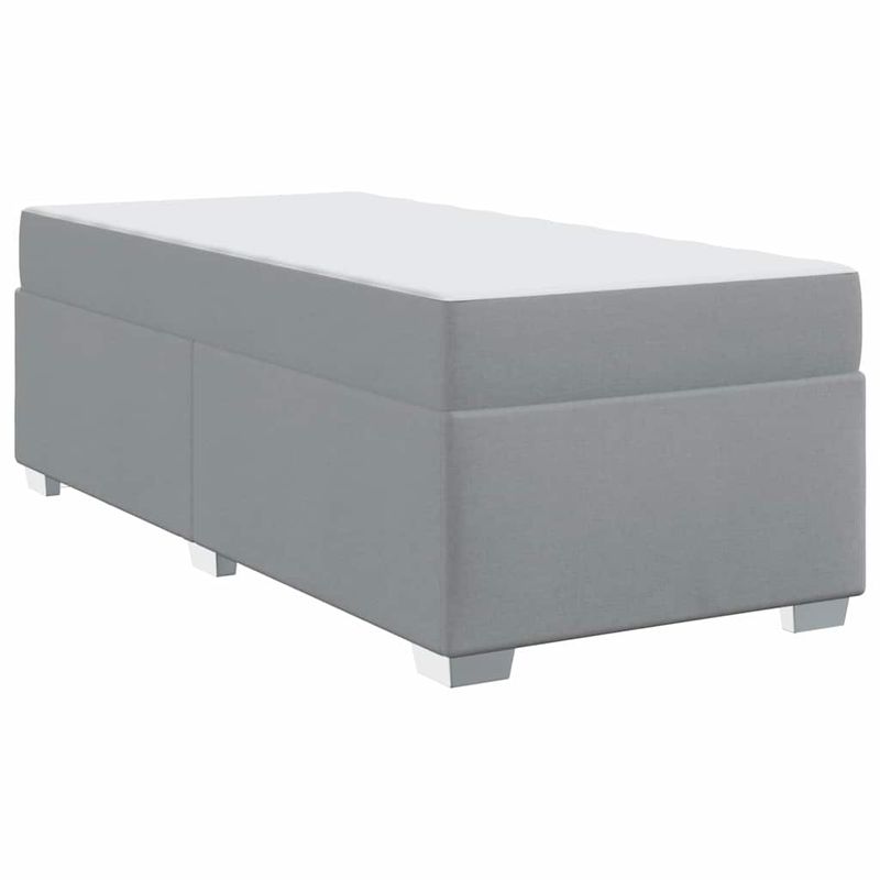 Casa si Gradina - Mobilier - Paturi si accesorii - Paturi - Cadru de pat Altele Gri deschis 100 x 200 cm tesatura - Infinity.ro