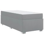 Casa si Gradina - Mobilier - Paturi si accesorii - Paturi - Cadru de pat Altele Gri deschis 100 x 200 cm tesatura - Infinity.ro