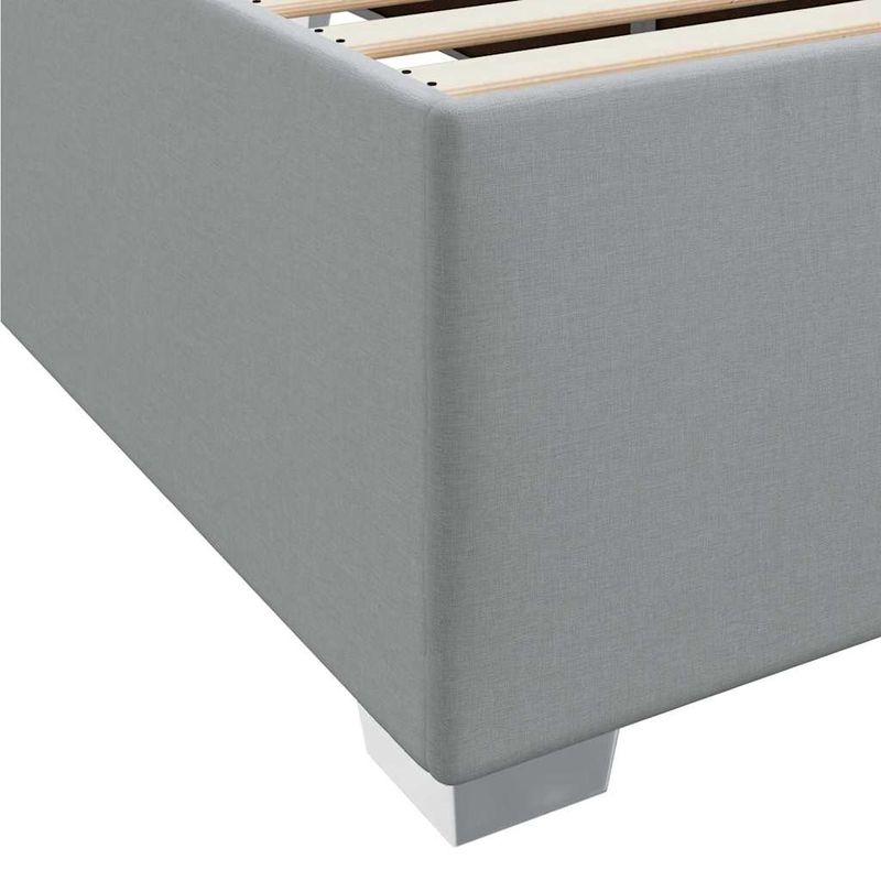 Casa si Gradina - Mobilier - Paturi si accesorii - Paturi - Cadru de pat Altele Gri deschis 100 x 200 cm tesatura - Infinity.ro